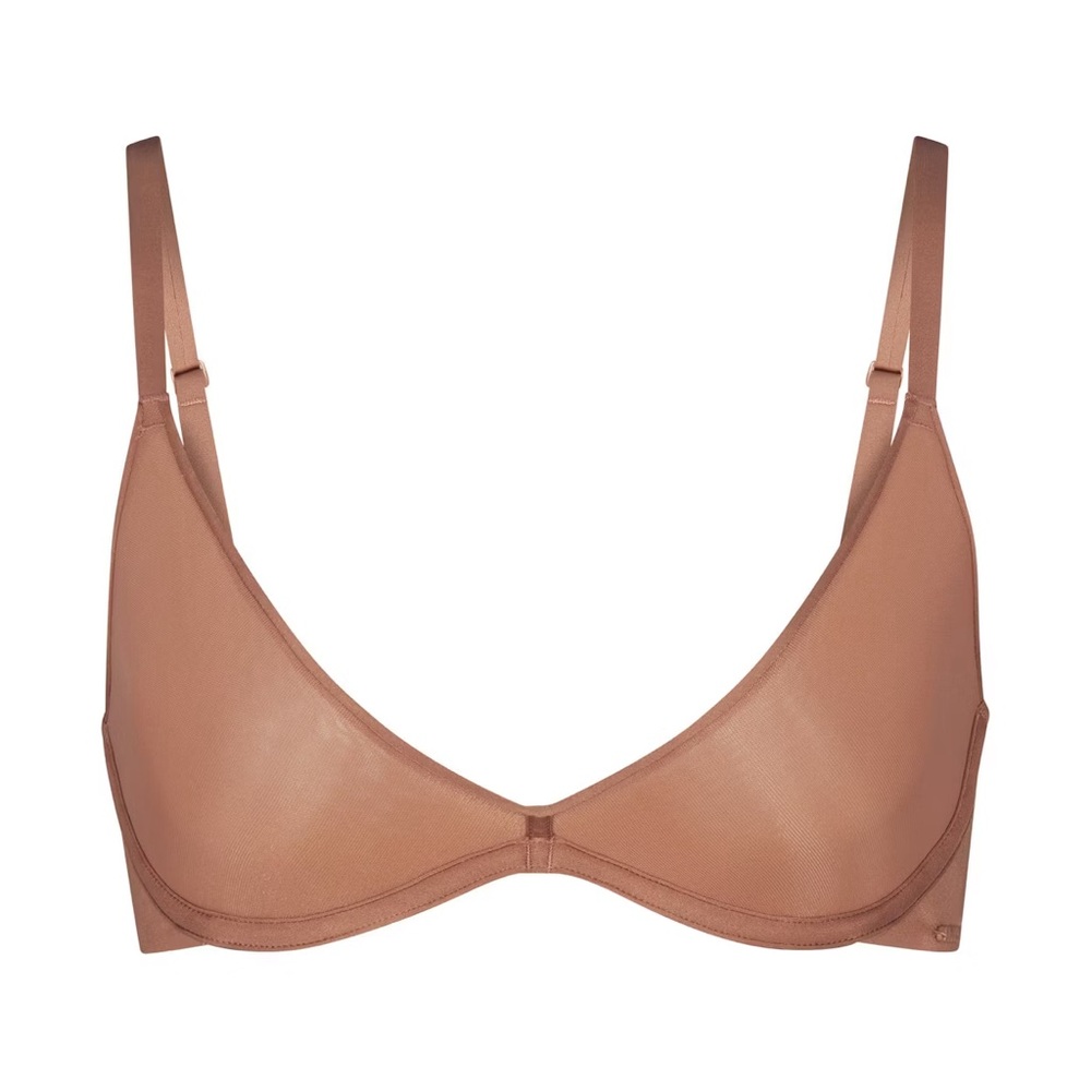 SKIMS Weightless Scoop bra in Sienna